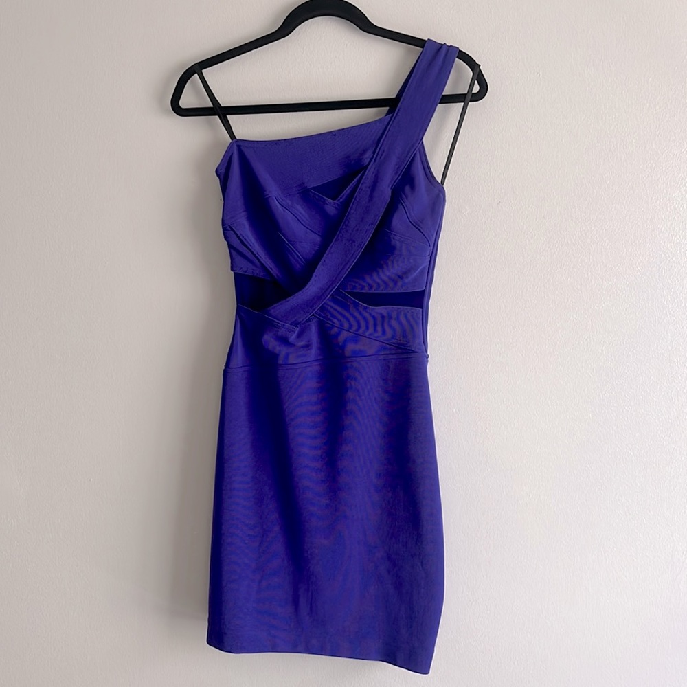 Tadashi Shoji vintage one strap cocktail dress